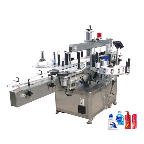 Automatische Etikettiermaschine für quadratische Flaschenwickeletiketten 