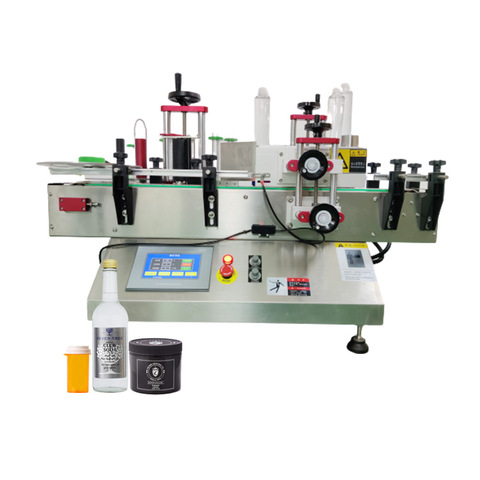 Luxy Factory Jar Rundflaschen-Etikettiermaschine Automatische Etikettenausrüstung Aufkleber-Etikettiermaschine für Plastikglasflaschen 