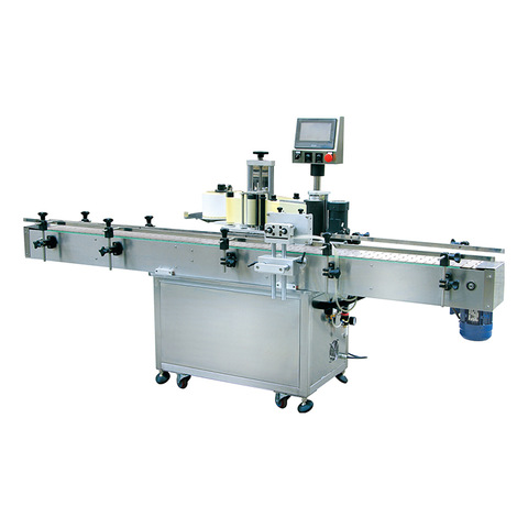 Automatische Flat-Box-Etikettiermaschine Tischtyp Beuteloberflächen-Etikettiermaschine 