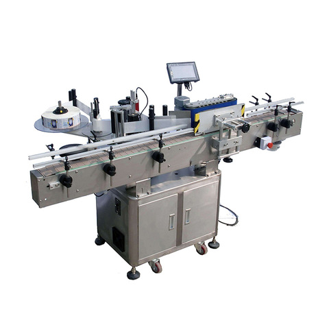 Lineare Klebeetikettiermaschine Etikettiermaschine für Filmplastikbeutel 