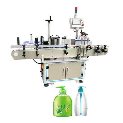 Vollautomatische horizontale Verpackungsetikettenapplikator-Rundflaschen-Aufkleber-Etikettiermaschine mit Förderer Mt-130 