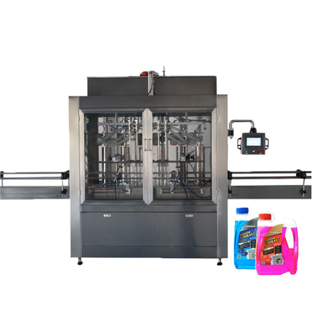 Automatische volumetrische 8-Düsen-Reinigung Flüssigwaschmittel Geschirrspülmittel Flaschenfüllkappe Maschine für Flüssigwaschmittel 