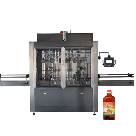 Automatische 4-Kopf-Maschine für Lebensmittelgetränkemaschinen zum Befüllen und Verschließen von Speiseölflaschen mit Bandförderer (YT4T-4G1000 und CDX-1) 