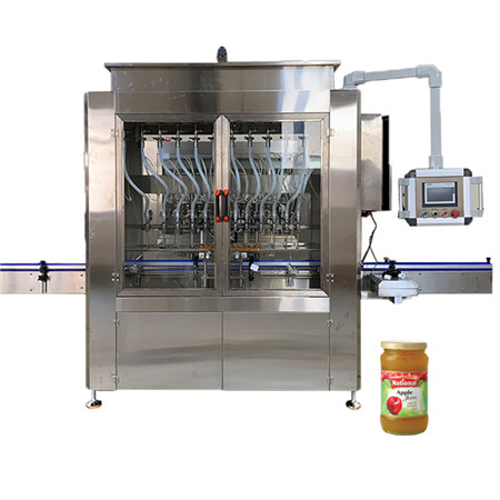 Automatische Flüssigkeitsfüllmaschine Kolbenfüllung Hochviskose Ketchup-Flaschenfüllmaschine 