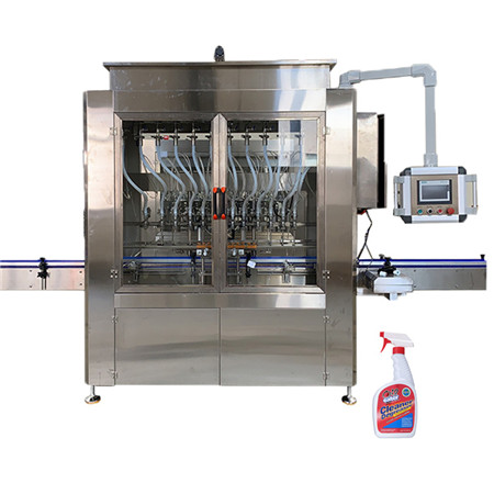 Automatische tägliche chemische Produkte Abfüllung Etikettierung Verpackungsmaschine / Flüssigkeitsfüller 