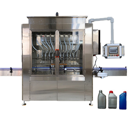 Automatische Füllmaschine für pneumatische Flüssigkeiten mit vier Köpfen / Kolbenfüller mit vier Köpfen 