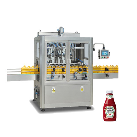 Automatische Schwerkraftüberlauf-Füllmaschine für lineare Flüssigkeitsflaschen 