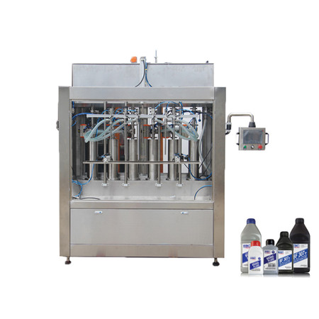 Kleiner Hersteller Hochpräzise Vierkopf-Tracking-Waschmittel-Flüssigkeitsfüllmaschine 