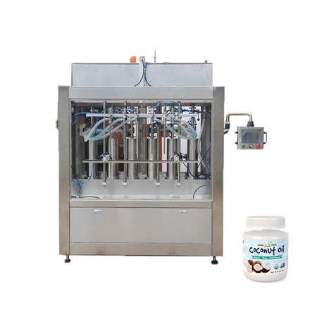 Vollautomatische SMC-Kolben-Linear-4-Düse 5000 ml Reinwassersaft-Füll- und Schraubverschlussmaschine für Flaschenbehältergläser (YT4T-4G und CDX-1) 
